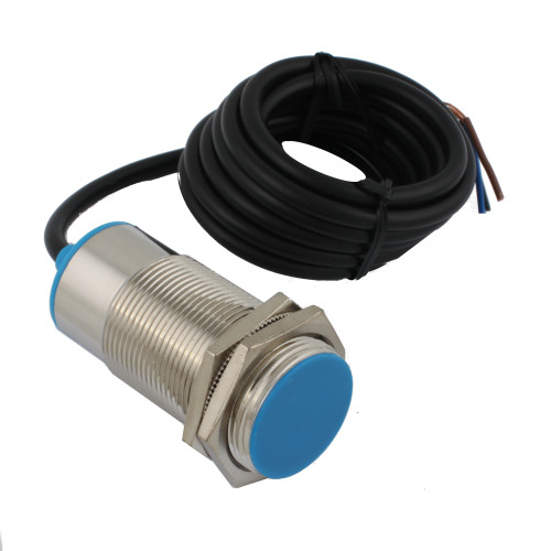 Индуктивный датчик INNOCONT, M30x1,5, L=78 мм, экранированный, зона срабатывания 10 мм, -25 +60 С, 12…24 VDC, IP65, выход: NPN NO, макс. ток 200 мА, кабель 2 м SL-30N10C — фото-672_3