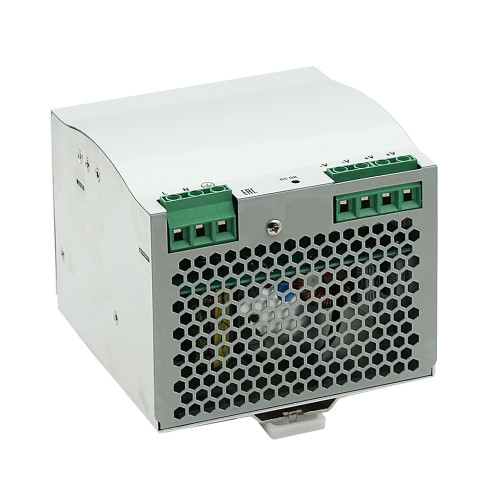 Источник питания INNOCONT на DIN-рейку, -10 +50С, IP20, вход: 220VAC, 4.5А, выход: 400W, 24VDC, 16.5A, типы защиты: КЗ, перегрузка, перенапряжение SB-D-400-24 — фото-672_1