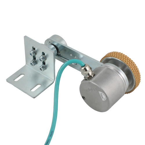 Инкрементальный энкодер INNOCONT D=50мм с мерным колесом L=200мм, контактная поверхность - резина, профиль ребристый, 1имп/0,5мм, 5…30VDC, выход HTL, IP64, -20…+85°C, радиальный кабель 2м — фото-672_6