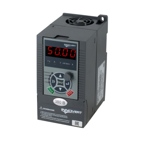 Преобразователь частоты INNOVERT PUMP IHD112P43T, 1,1кВт, 380В, 3А — дополнительное фото-657 для обложки