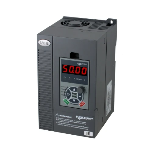 Преобразователь частоты INNOVERT PUMP IHD402P43T, 4,0кВт, 380В, 9А — дополнительное фото-657 для обложки